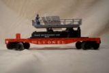 Lionel 6812 Red Flatcar Track Maintance Car