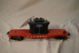 Lionel 6818 Red Flatcar w/ Lionel Transformer