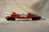 Lionel 6823 Red Flatcar w/ two rockets