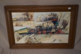 Virginia and Truckee Train Print by Don Whitlatch certified Print