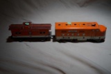 Marx Southern Pacific Locomotive 6000 w/ Caboose 1235