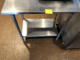 stainless steel prep table