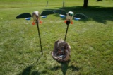 2 Full Body Mojo spinning wing decoys