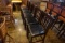 SET OF 5 WOODEN PUB CHAIRS