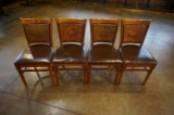 SET OF 4 DINING CHAIRS