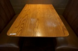 WALL MOUNTED SOLID WOOD TABLE