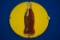 coca-cola metal sign