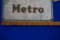 Metro Metal Sign