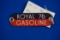Royal 76 Gasoline Pump Plate, small