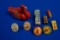 Large Red Goose(damaged), 3-Tops, 2-Whistles, 1-Clicker & 1-Little Boy Blue Children's Shoes Top, Or