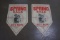 2 Pennant Banners