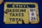 Ethyl Gasoline price sign