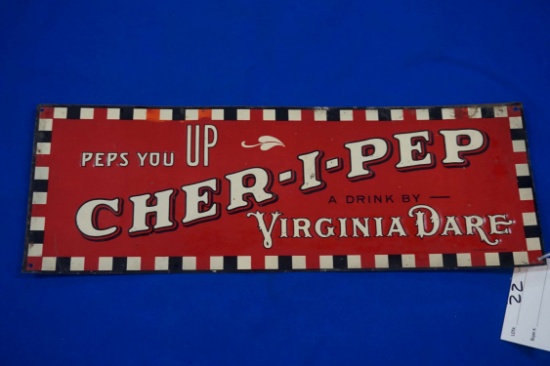 Cher-i-Pep Peps You Up Tin Sign