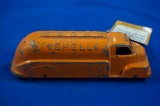 Metal Shell Oil Truck by Tootsie Toy