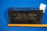 H.ELLS Oil CO. Skelly Products Mailbox
