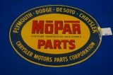 MoPar parts metal tin