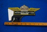 Standard Oil Research Test Car License Plate Topper