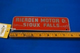 Rearden Motor Co. License Plate Topper