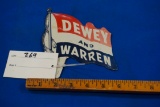 Dewey and Warren License Plate Topper