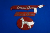 3-Great Dane Emblems
