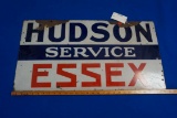 Hudson Essex Service metal sign