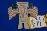 Remember Pearl Harbor license plate topper
