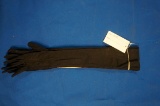 Pair of Long Ladies' Black Dress Gloves