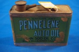 Pennelene auto oil tin