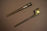 Spike Bayonet w/ Metal Scabbard for Unknown Model Military Rifle