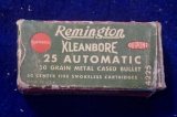 Remington Kleanbore .25Auto
