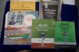 Package of Ocvean City Reel Manual, Merc motors, Shell Boats, Martin Motors, & More