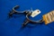 Pair of Antique Spurs w/ Stationary Half Moon