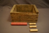 Wooden Crate of Western Air Rifle Shot #2 Size BB Gun Box
