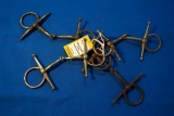 Lot of 4 Military Snaffle Bits