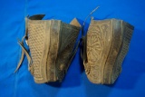 Pair of Tooled Leather Stirrups