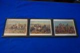 Set of 3 C.M. Russell Prints