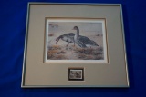 1988 Framed Waterfowl Stamp By Marion Tallion