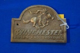 Cast Plaque - Winchester Brass