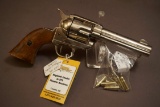 Nickel Plated Reproduction Colt 45 Revolver
