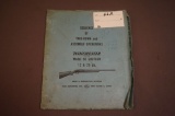Original Winchester Sequence of Take Down and Assembly Operations M. 50 12/20ga Shotguns