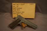 Colt M. 1911 US Army Government Model For Commercial Sales .45ACP