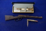 Toy Carbine, bullet folding knife, & .30 Cal B/A Pen