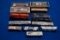 Box of 12 assorted Train Cars w/Cambells' Soup, 3-AHM in boxes, others