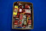 Box of 7 Vintage Fire Engines/parts