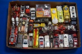 Box of 30 assorted Matchbox Fire/Rescue Toys