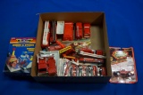 18+ Assorted Fire/Rescue Toys by Majorette, Road Champs & others