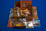 Large Box of Assorted Firefighting Toys