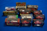 Box of 12 Assorted Fire Trucks w/2-Vietesse, 4-Malibus, 2-Vintage brand & others