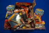 Box of assorted Firefighter Toys & accessories