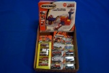 12 Matchbox Cars(1-5 pack) & a Roll'n rescue Fire Station